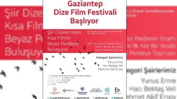 “Gaziantep dize film festivali” başlıyor