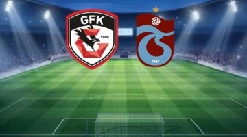 Gaziantep FK-Trabzonspor maçı başladı! Canlı anlatım