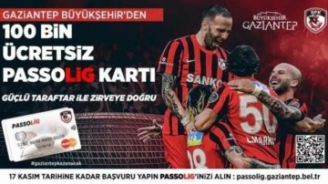 Gaziantep FK'dan 100 bin adet ücretsiz passolig