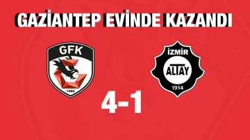 Evimizde Kazandık! Gaziantep FK 4 - 1  Altay 
