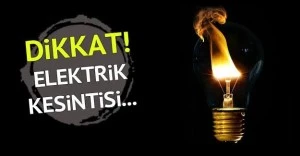 Gaziantep Elektrik Kesintisi 29 Ağustos Cumartesi