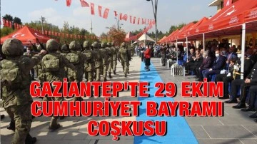Gaziantep'te 29 Ekim Cumhuriyet Bayramı coşkusu