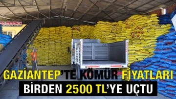 Gaziantep’te kömür fiyatları birden 2500 TL’ye uçtu