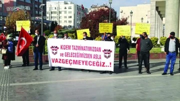 Gaziantepspor Emekçileri emeğini istiyor