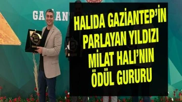 Halıda Gaziantep’in parlayan yıldızı Milat Halı’nın ödül gururu
