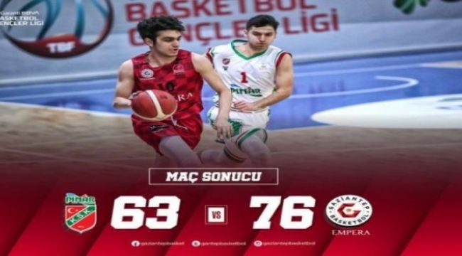 Gaziantep'in Genç Basketbolcuları Pınar Karşıyaka'yı 76-63 Yendi
