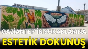 Gaziantep’in sokaklarına estetik dokunuş