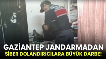 Gaziantep Jandarmadan Siber Dolandırıcılara Büyük Darbe!