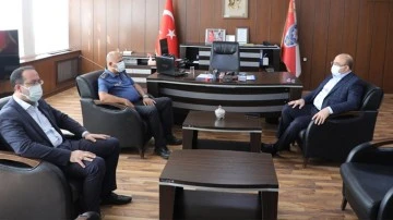 Nizip Belediye Başkanı Sarı'dan Nizip İlçe Emniyet Müdürü'ne ziyaret