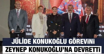 Özel SANKO Okulları Danışma Kurulu Başkanı Jülide Konukoğlu görevini Zeynep Konukoğlu’na devretti.