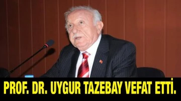 Prof. Dr. Uygur Tazebay Vefat Etti.
