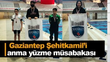 Gaziantep Şehitkamil’i anma yüzme müsabakası