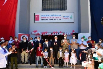 Suriye'nin Cerablus kentinde Eman Filistin Okulu açıldı