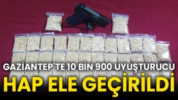 Gaziantep'te 10 bin 900 uyuşturucu hap ele geçirildi