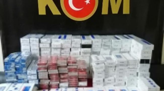 Gaziantep'te 2 bin 580 paket kaçak sigara ele geçirildi