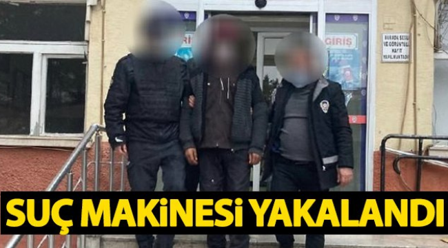 Gaziantep'te 28 suç kaydı bulunan şüpheli yakalandı
