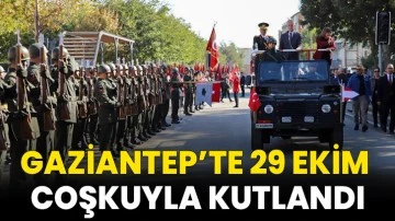 Gaziantep’te 29 Ekim Coşkuyla kutlandı
