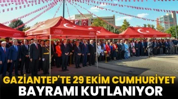 Gaziantep'te 29 Ekim Cumhuriyet Bayramı kutlanıyor
