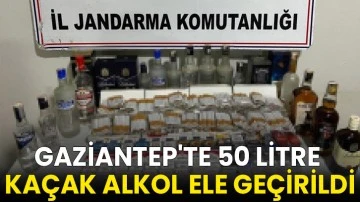 Gaziantep'te 50 litre kaçak alkol ele geçirildi