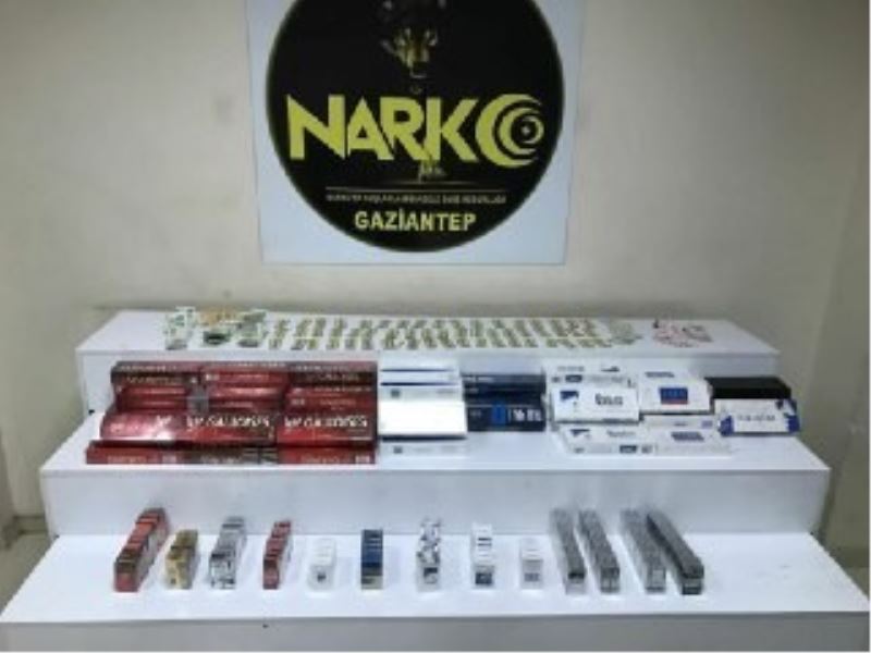Gaziantep'te 63 şüpheli şahsa uyuşturucudan işlem