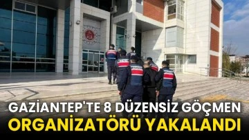 Gaziantep'te 8 düzensiz göçmen organizatörü yakalandı
