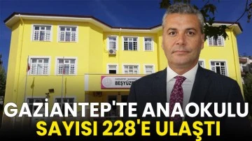 Gaziantep'te anaokulu sayısı 228'e ulaştı