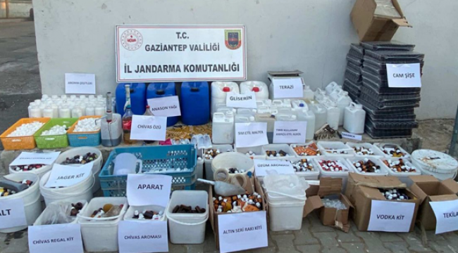 Gaziantep'te bağ evine operasyon: Sahte içki operasyonunda yakalanan şüpheli tutuklandı