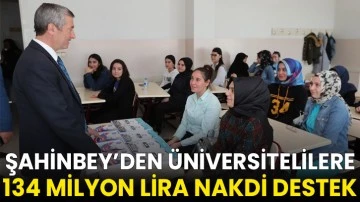 Gaziantep'te belediyeden üniversitelilere 134 milyon lira nakdi destek
