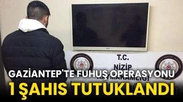 Gaziantep'te fuhuş operasyonu: 1 şahıs tutuklandı