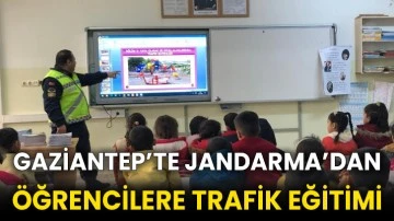 Gaziantep’te jandarma’dan öğrencilere trafik eğitimi