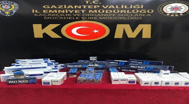 Gaziantep'te kaçak telefon ve sigara operasyonu: 3 gözaltı