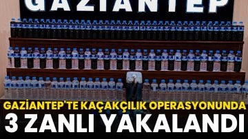 Gaziantep'te kaçakçılık operasyonunda 3 zanlı yakalandı