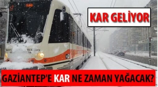 Gaziantep’te Kar Yağışı Bekleniyor