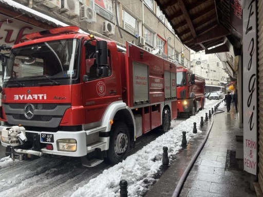 Gaziantep&rsquo;te korkutan iş yeri yangını