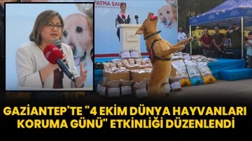 Gaziantep'te &quot;4 Ekim Dünya Hayvanları Koruma Günü&quot; etkinliği düzenlendi
