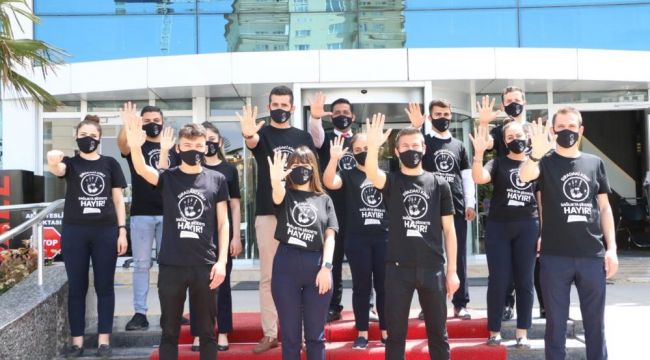 Gaziantep'te Sağlıkçıya Şiddete Hayır Günü etkinliği 