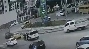 Gaziantep'te son bir haftadaki 25 trafik kazası kameralarda