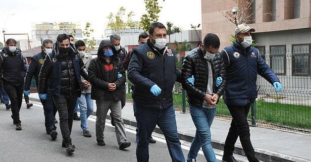 Gaziantep'te terör örgütü operasyonunda gözaltına alınan 7 zanlı adliyede