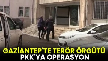 Gaziantep'te Terör Örgütü PKK'ya Operasyon