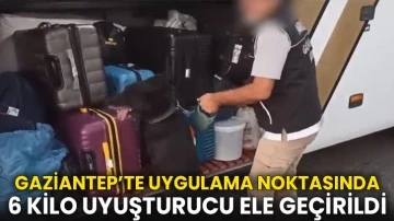 Gaziantep’te Uygulama Noktasında 6 kilo Uyuşturucu Ele Geçirildi