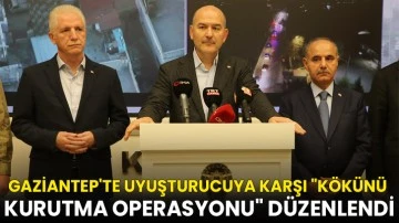 Gaziantep'te uyuşturucu satıcılarına y&ouml;nelik "K&ouml;k&uuml;n&uuml; Kurutma Operasyonu" d&uuml;zenlendi
