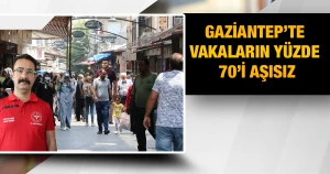 Gaziantep’te vakaların yüzde 70’i aşısız