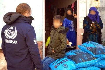 Gaziantep'te Yardıma muhtaç ailelere kış desteği