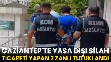 Gaziantep'te yasa dışı silah ticareti yapan 2 zanlı tutuklandı