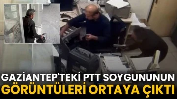 Gaziantep'teki PTT soygununun görüntüleri ortaya çıktı