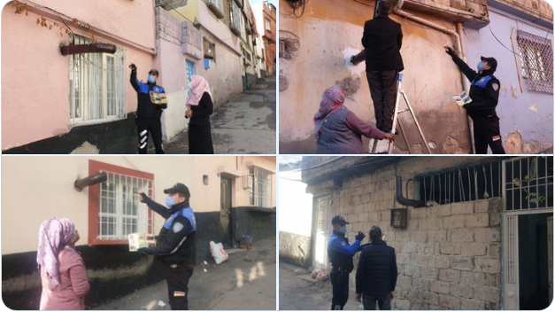 Gaziantep Toplum Destekli Polis'ten soba zehirlenmesi uyarısı