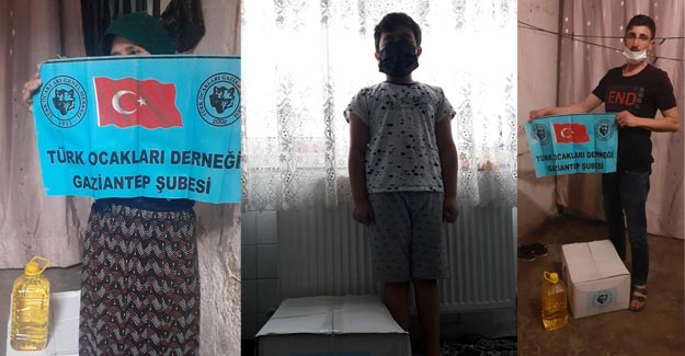 Gaziantep Türk Ocağı Türkmenlere desteğe devam ediyor