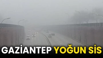 Gaziantep yoğun sis