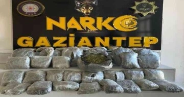 Gaziantep’te 33 kilo uyuşturucu ele geçirildi