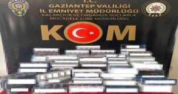 Gaziantep’te 5 bin 340 paket kaçak sigara ele geçirildi